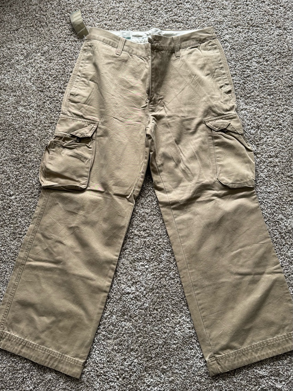 Dockers Men's Tan Cargo Pants with Utility Pockets